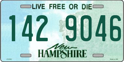 NH license plate 1429046