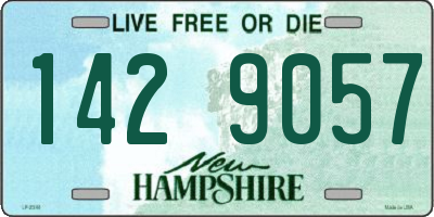 NH license plate 1429057
