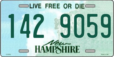 NH license plate 1429059