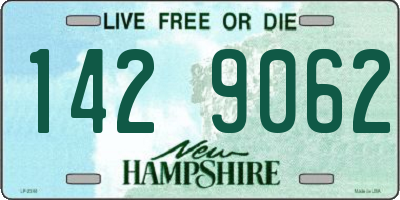 NH license plate 1429062