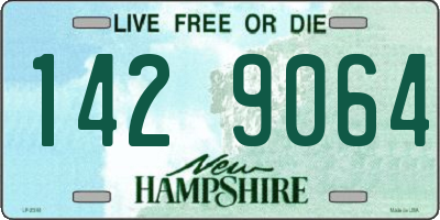 NH license plate 1429064