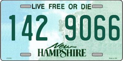 NH license plate 1429066