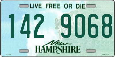 NH license plate 1429068