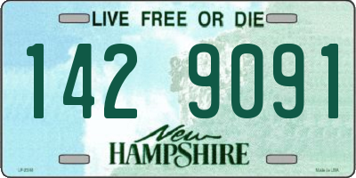 NH license plate 1429091