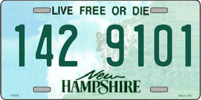 NH license plate 1429101