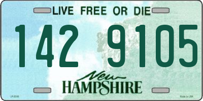 NH license plate 1429105