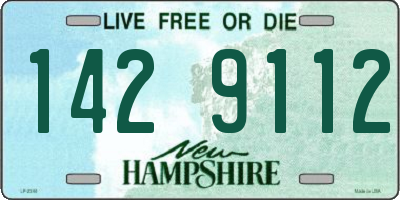 NH license plate 1429112