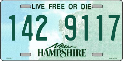 NH license plate 1429117