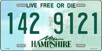 NH license plate 1429121