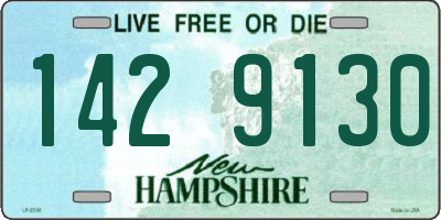 NH license plate 1429130