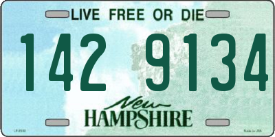 NH license plate 1429134