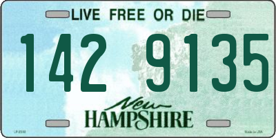 NH license plate 1429135