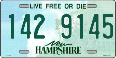 NH license plate 1429145