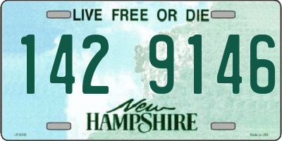 NH license plate 1429146