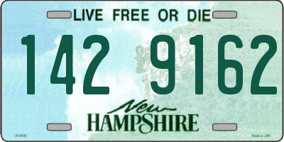 NH license plate 1429162