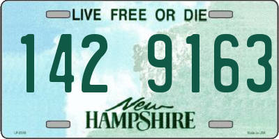 NH license plate 1429163