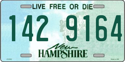 NH license plate 1429164