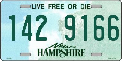 NH license plate 1429166