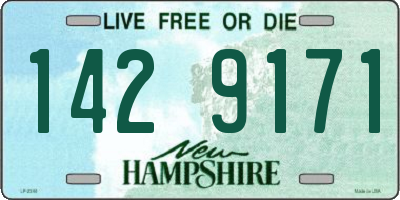 NH license plate 1429171