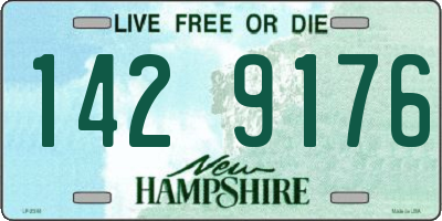 NH license plate 1429176