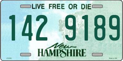 NH license plate 1429189