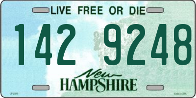 NH license plate 1429248