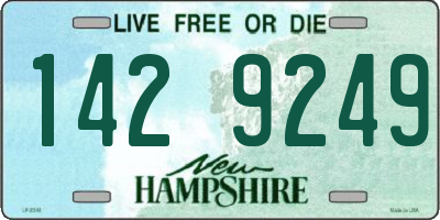 NH license plate 1429249