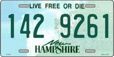 NH license plate 1429261