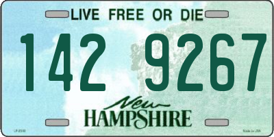 NH license plate 1429267