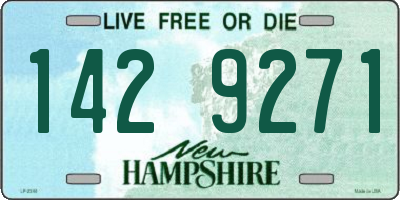 NH license plate 1429271