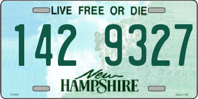 NH license plate 1429327