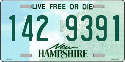 NH license plate 1429391