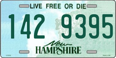 NH license plate 1429395