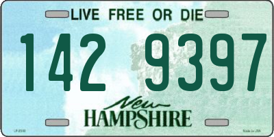 NH license plate 1429397