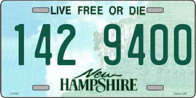 NH license plate 1429400