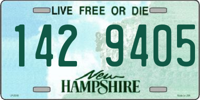 NH license plate 1429405