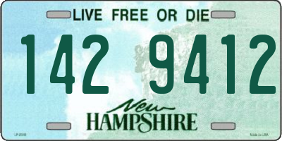 NH license plate 1429412