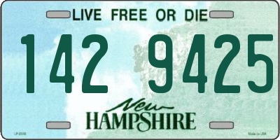 NH license plate 1429425