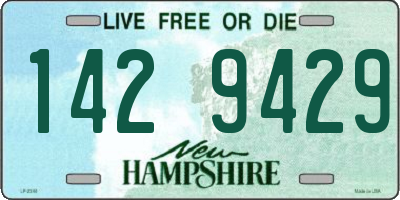 NH license plate 1429429
