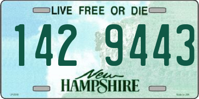NH license plate 1429443