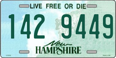 NH license plate 1429449