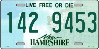 NH license plate 1429453