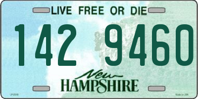 NH license plate 1429460