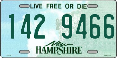 NH license plate 1429466