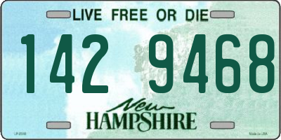 NH license plate 1429468