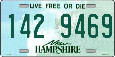 NH license plate 1429469