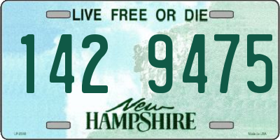NH license plate 1429475