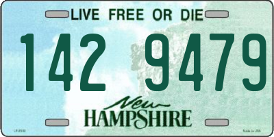 NH license plate 1429479