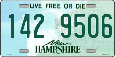 NH license plate 1429506