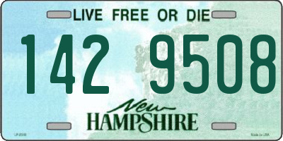 NH license plate 1429508